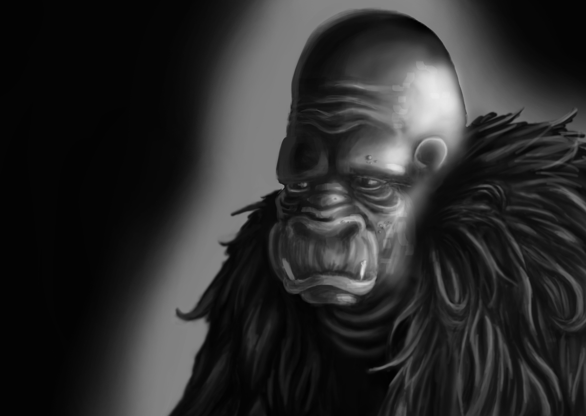 Stylized animal character design illustration