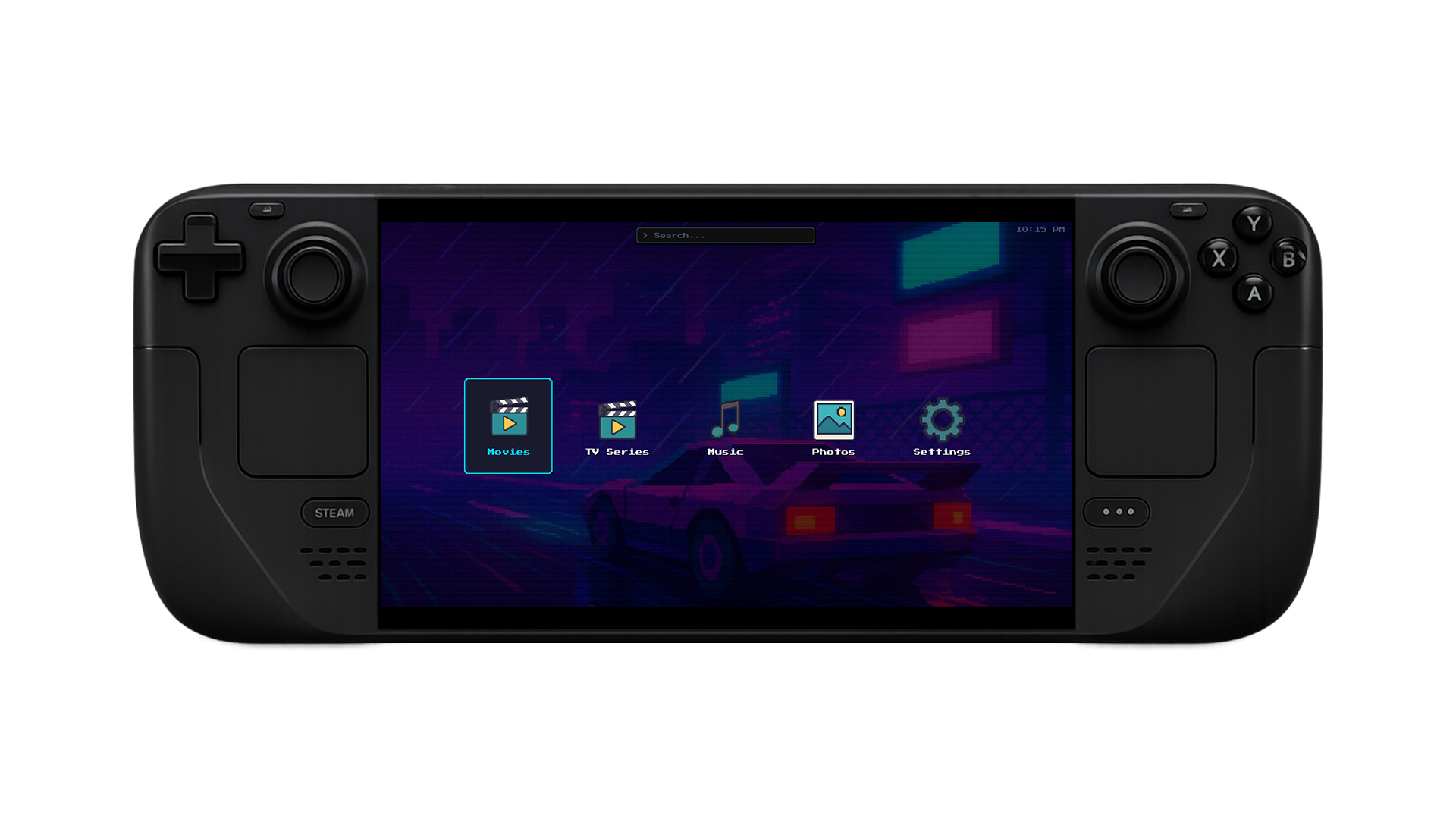 CineBit running on Steam Deck